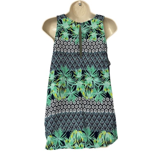 Women's Old Navy Palm Leaf Tank Sz XL - Picture 2 of 10